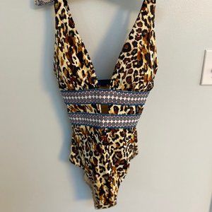 Leopard One-Piece Bathing Suit